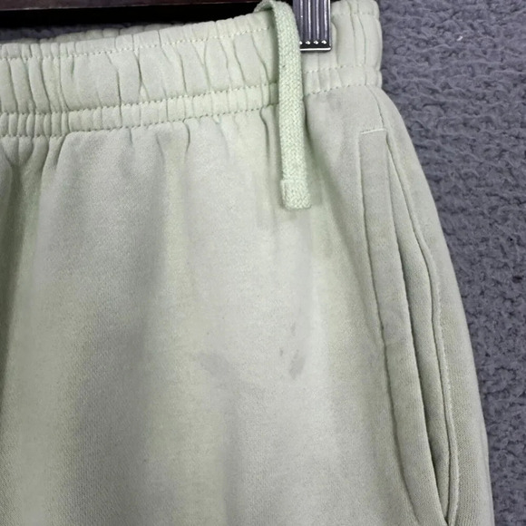 Nike Club Fleece Sweatpants Mens‎ Small Green Spellout Logo Swoosh Gorpcore - Picture 3 of 9